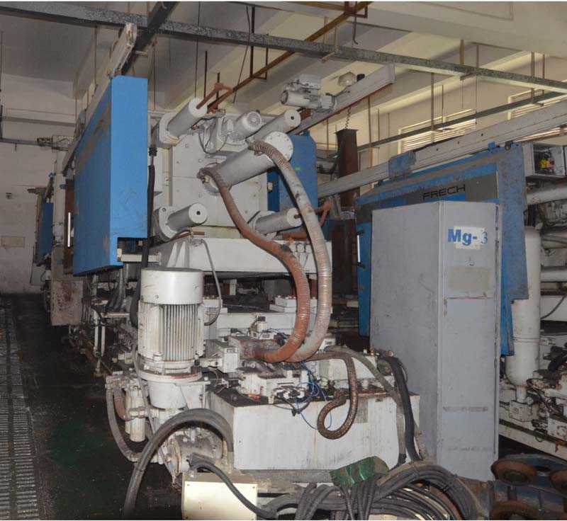 Frech DAM 500 F Magnesium Hot Chamber Die Casting Machine, begagnad WK1318